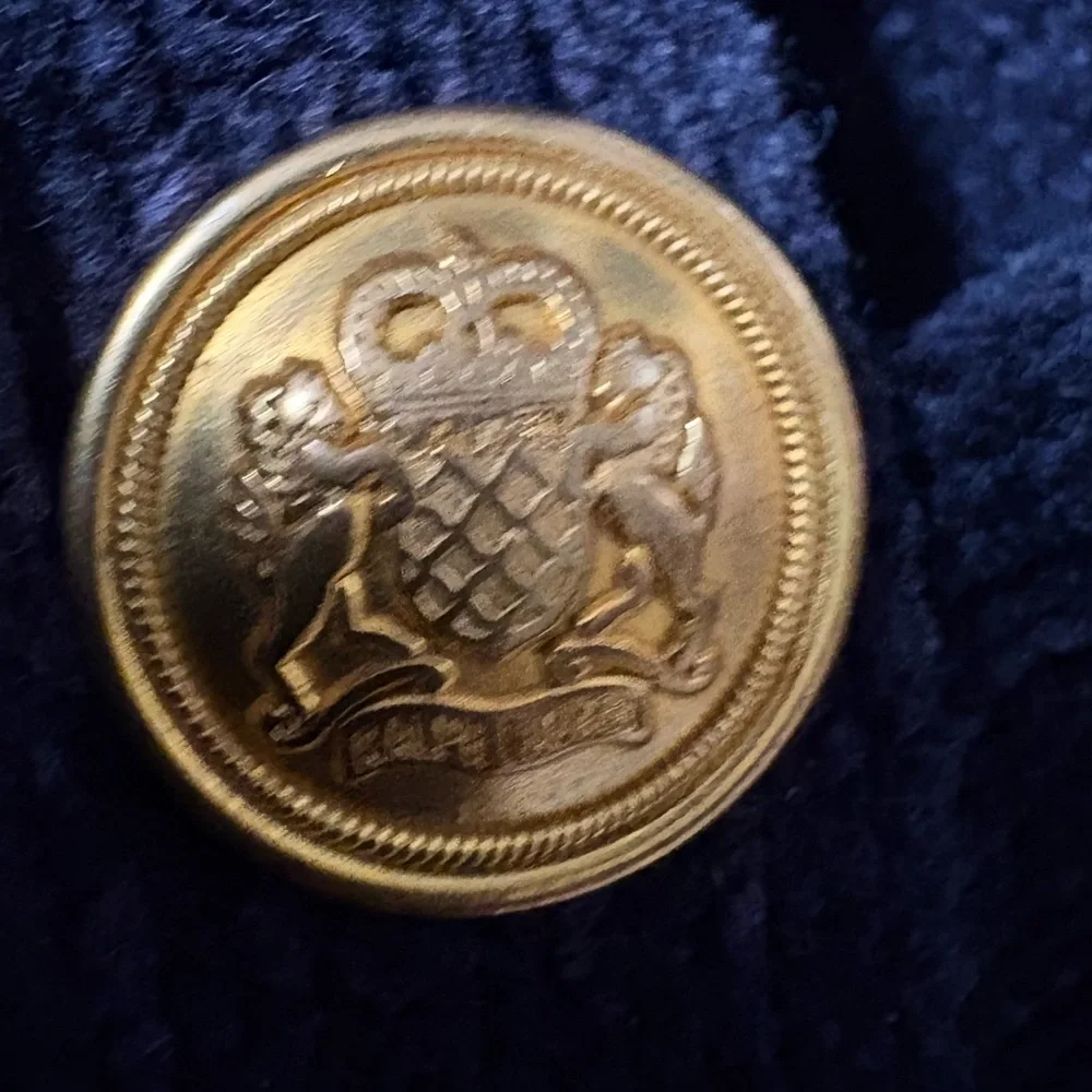 NWT Vintage Ralph Lauren Dark Blue Corduroy Blazer with Gold Buttons. Size M - Picture 5 of 5